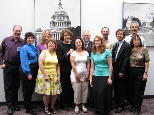 RESULTS partners from California with Senator Feinstein